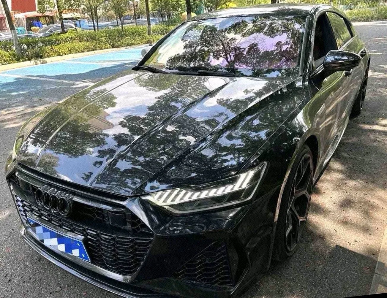 2023 Audi A7L 2.0 TFSI 45 TFSI Quattro S-line Black Knight Edition, Automatic Transmission