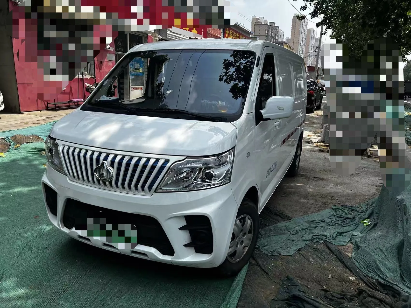 Changan Ruixing EM60 2022 Model Year Pure Electric Van, Flat Roof, Double Doors, 2-Seater, 70 kW
